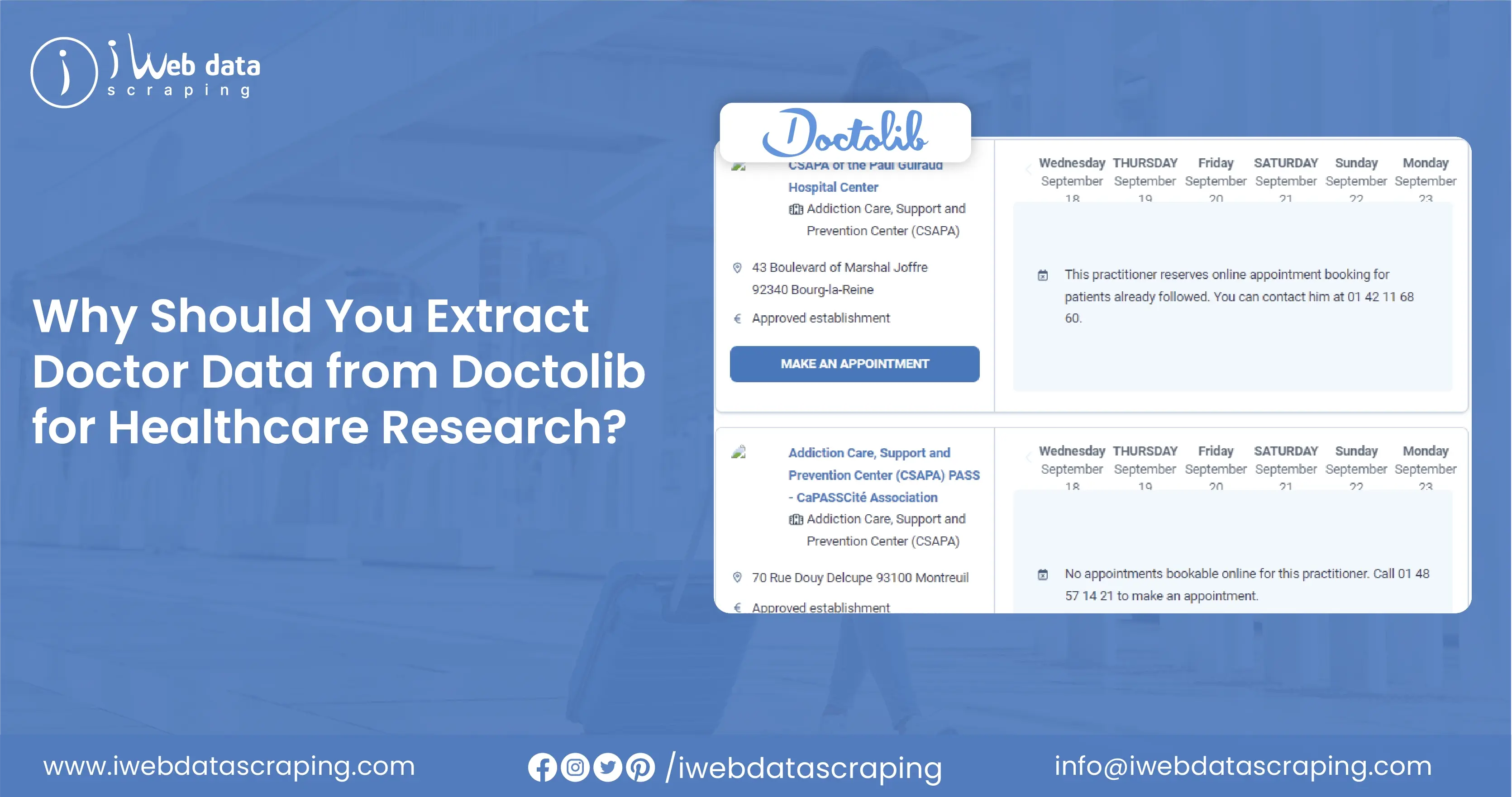 Why Should You Extract Doctor Data from Doctolib for Healthcare Research